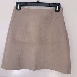 Babaton suede skirt